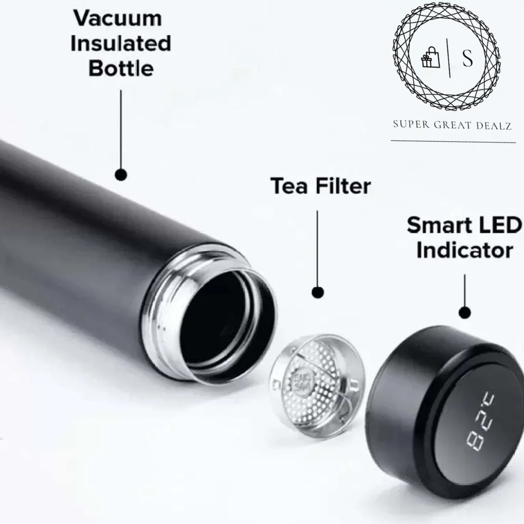 🌡️✨ Smart LED Thermos Cup 🧊🔥